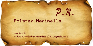 Polster Marinella névjegykártya